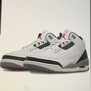 AIR JORDAN 3 RETRO CEMENT GREY NWT OG All size 7y-8.5w